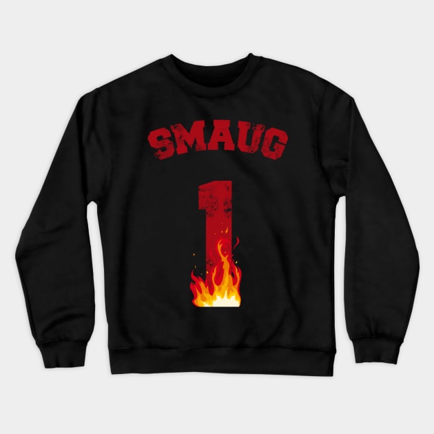 Team Smaug Crewneck Sweatshirt by ikado